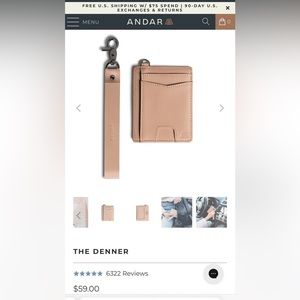 Andar & Daryl-Ann Denner Wallet in Blush